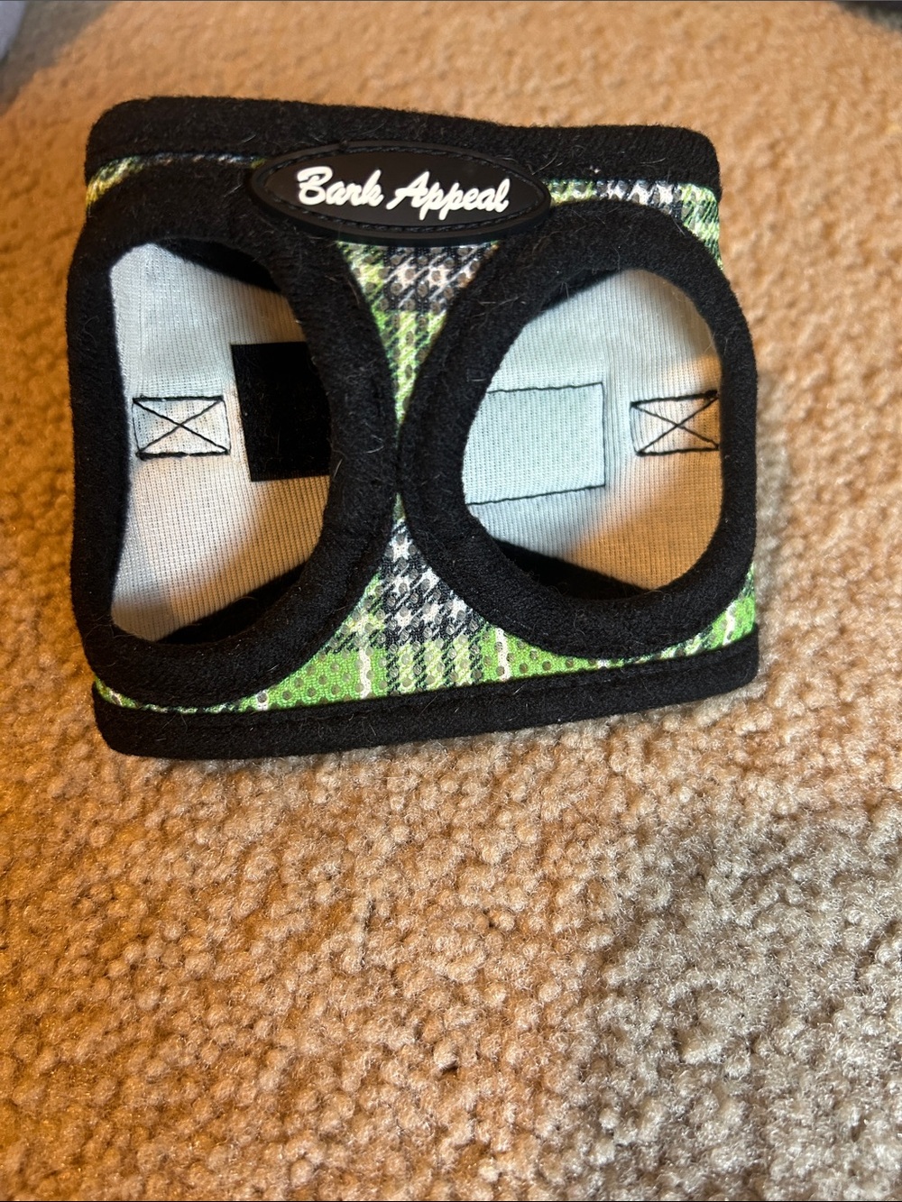 Green Plaid Dog Harness - Easy-Wear Comfort
